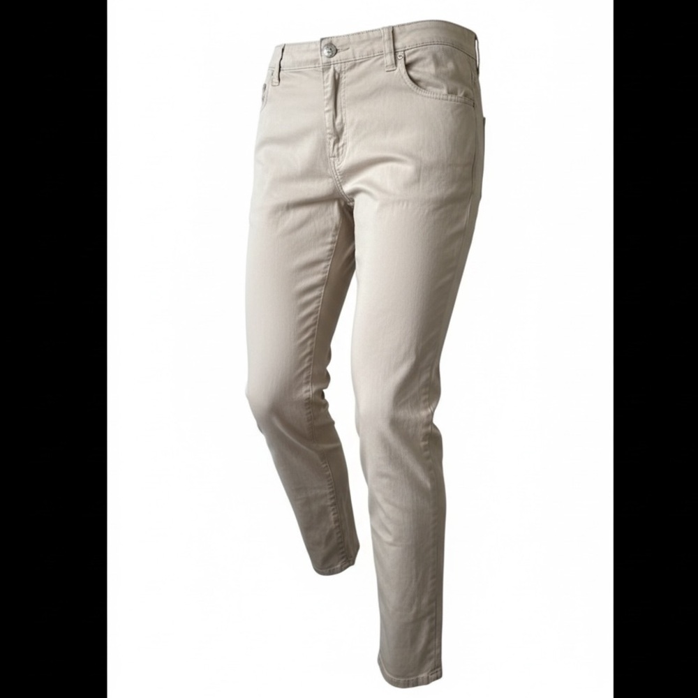 AJ Armani Jeans Men’s Beige Cotton Straight Leg Pants Italy